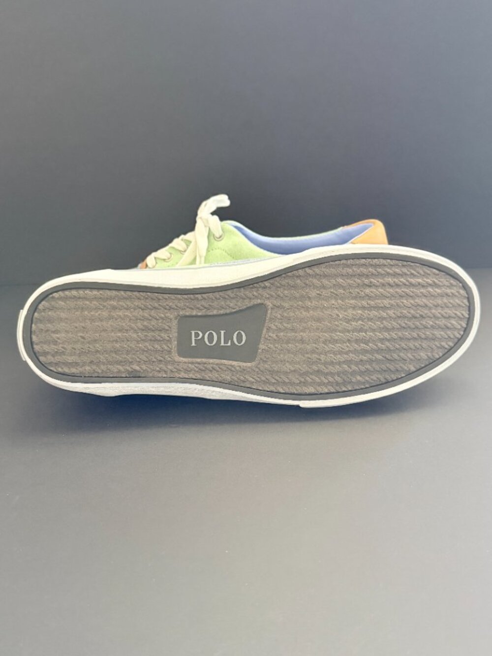 POLO Thorton III Sneakers M10.5D Pastel Tricolor Canvas Oxford - Picture 6 of 7